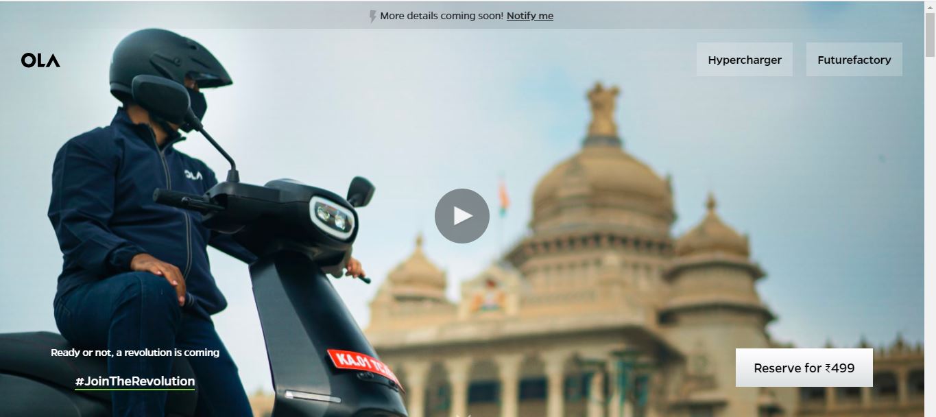 Ola Electric Scooter Booking How To Book Ola Electric Scooter Ola